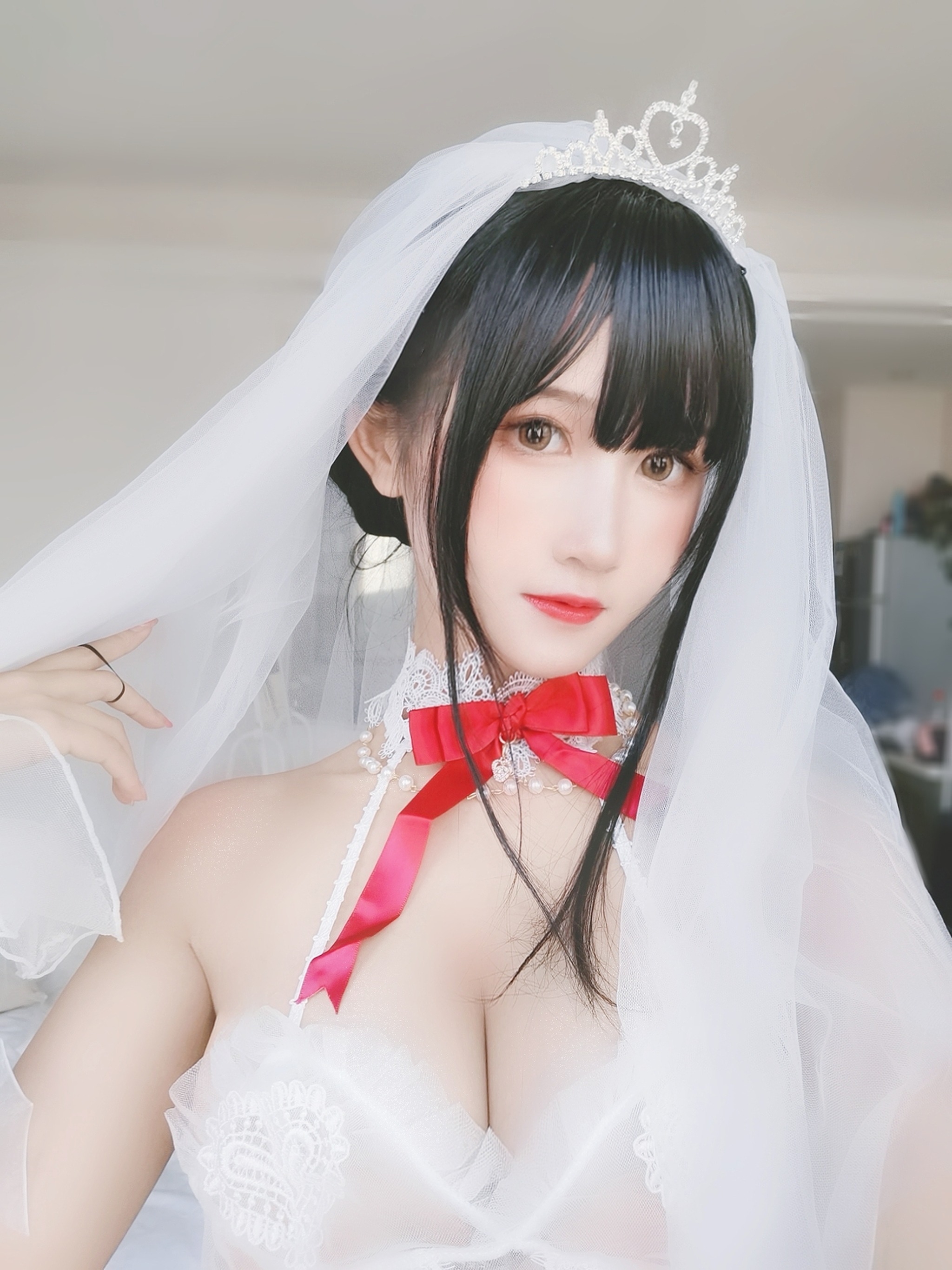 三度_69 - NO.058 婚纱孔雀翎[24P]-XikXak